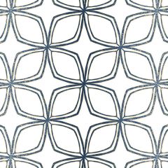 SH34551 Geo Wallpaper Navy, Metallic Gold Shades Norwall Wallcovering