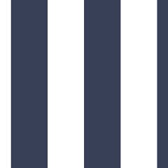 SH34555 2.5" Tent Stripe Wallpaper Navy Shades Norwall Wallcovering