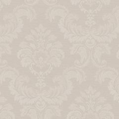 SK34706 Damask Emboss Wallpaper Taupe Simply Silks 3 Norwall Wallcovering
