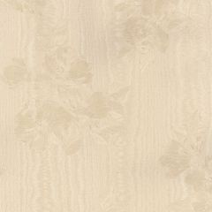 SK34718 In Register Floral Moiré Wallpaper Cream Simply Silks 3 Norwall Wallcovering