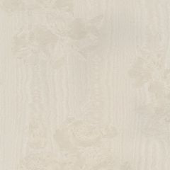 SK34762 In Register Floral Moiré Wallpaper Light Cream, Beige Simply Silks 3 Norwall Wallcovering