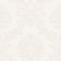 SL27545 Document Damask Wallpaper White, Pearl Classic Silks 2 Norwall Wallcovering