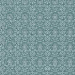 SL27570 Mini Damask Wallpaper Teal Classic Silks 2 Norwall Wallcovering