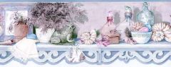 Perfume Bottle Die Cut Wallpaper Border