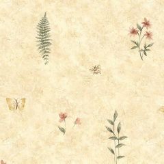 SP21158 Summer Botanical Sidewall Wallpaper Orange, Red Kitchen Elements Norwall Wallcovering