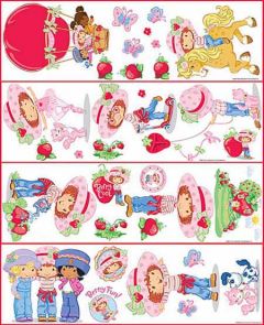 Strawberry Shortcake Peel and Stick Cutout