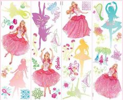 Dancing Barbie Peel and Stick Cutouts ST96404