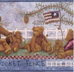 Country Bear Wallpaper Border