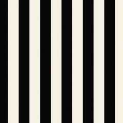 SY33907 1.25" Regency Stripe Wallpaper Pearl, Black Simply Stripes 2 Norwall Wallcovering