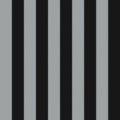SY33910 1.25" Regency Stripe Wallpaper Metallic Silver, Black Simply Stripes 2 Norwall Wallcovering