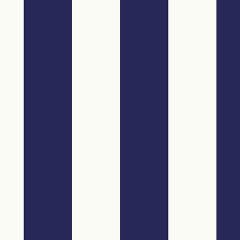 SY33924 2.5" Tent Stripe Wallpaper Navy, White Simply Stripes 2 Norwall Wallcovering