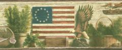 Star Spangled Banner Wallpaper Border TC48052