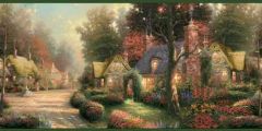 Kinkade Cobblestone Wallpaper Border