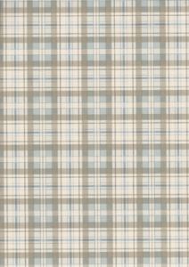 Thomas Kinkade Inspired Home Plaid Wallpaper TK074704