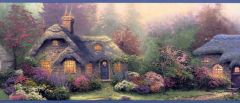 Thomas Kinkade Cottage Wall Paper Border