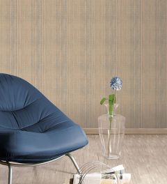 TX34801 Asami Texture Wallpaper Cream, Teal Style 2 Norwall Wallcovering