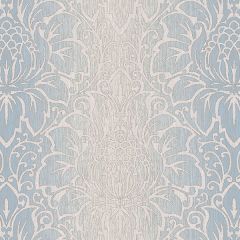 TX34820 Venetian Damask Wallpaper Blue, Beige Texture Style 2 Norwall Wallcovering