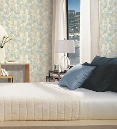 TX34835 Luna Texture Wallpaper Blue, Cream Style 2 Norwall Wallcovering