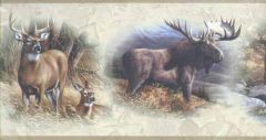 Wildlife Collage Wallpaper Border
