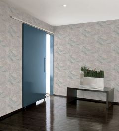 WF36312 Carrara Marble Wallpaper Teal Blue Wall Finishes Norwall Wallcovering