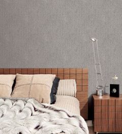 WF36315 Screen Wallpaper Dark Grey, Metallic Silver Wall Finishes Norwall Wallcovering