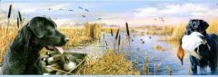 Black Labrador Wallpaper Border- 1 Roll Left