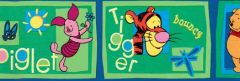 Pooh Piglet and Tigger Wallpaper Border