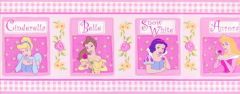 Pink Disney Princess Wallpaper Border