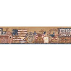 Welcome Home Patriotic Shelf Border