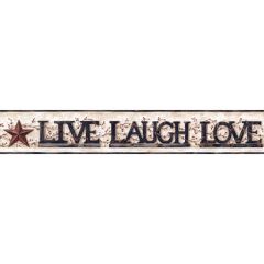 welcome Home Live  Laugh  Love Word Block Border