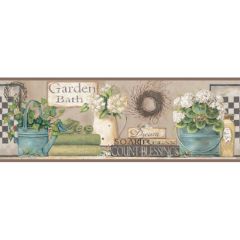 Welcome Home Garden Bath Border
