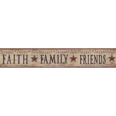 welcome Home Faith, Family, Friends Border             