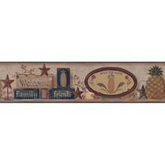 Welcome Home Welcome Pineapple Border