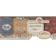 Welcome Home Country Kitchen Sign Border