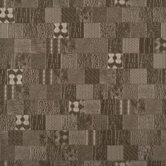 York Textures Patchwork Wallpaper Bronze