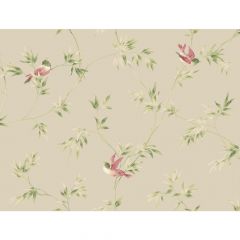 Ashford House Blooms Songbirds Wallpaper