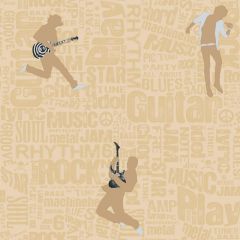 Boys Will Be Boys Rocker Wallpaper