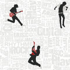 Boys Will Be Boys Rocker Wallpaper