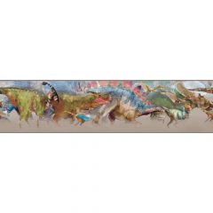 Boys Will Be Boys Dinosaur Border