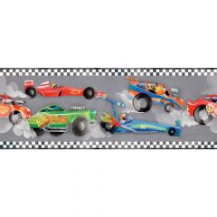 Boys Will Be Boys Race Car Border