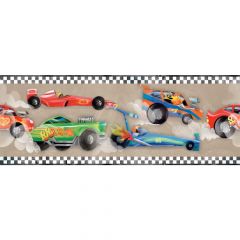 Boys Will Be Boys Race Car Border