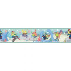 Boys Will Be Boys Sponge Bob Border