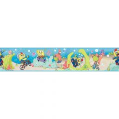 Boys Will Be Boys Sponge Bob Border