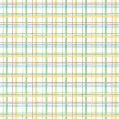 Boys Will Be Boys White Washy Plaid Wallpaper ZB3413