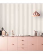 1.25" Regency Stripe Wallpaper Light Grey, Grey, Dove  ST36902