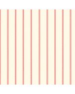 AB27619 Ticking Stripe Wallpaper Red, Cream Abby Rose 3 Norwall Wallcovering