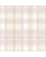 AB42403 Plaid Wallpaper Purple, Pink, Cream Abby Rose 3 Norwall Wallcovering