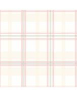 AB42404 Plaid Wallpaper Cream, Pink, Green Abby Rose 3 Norwall Wallcovering