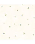 AB42406 Camille's Mini Wallpaper Cream, Blue, Green Abby Rose 3 Norwall Wallcovering