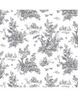 AB42413 Toile Wallpaper Black Abby Rose 3 Norwall Wallcovering